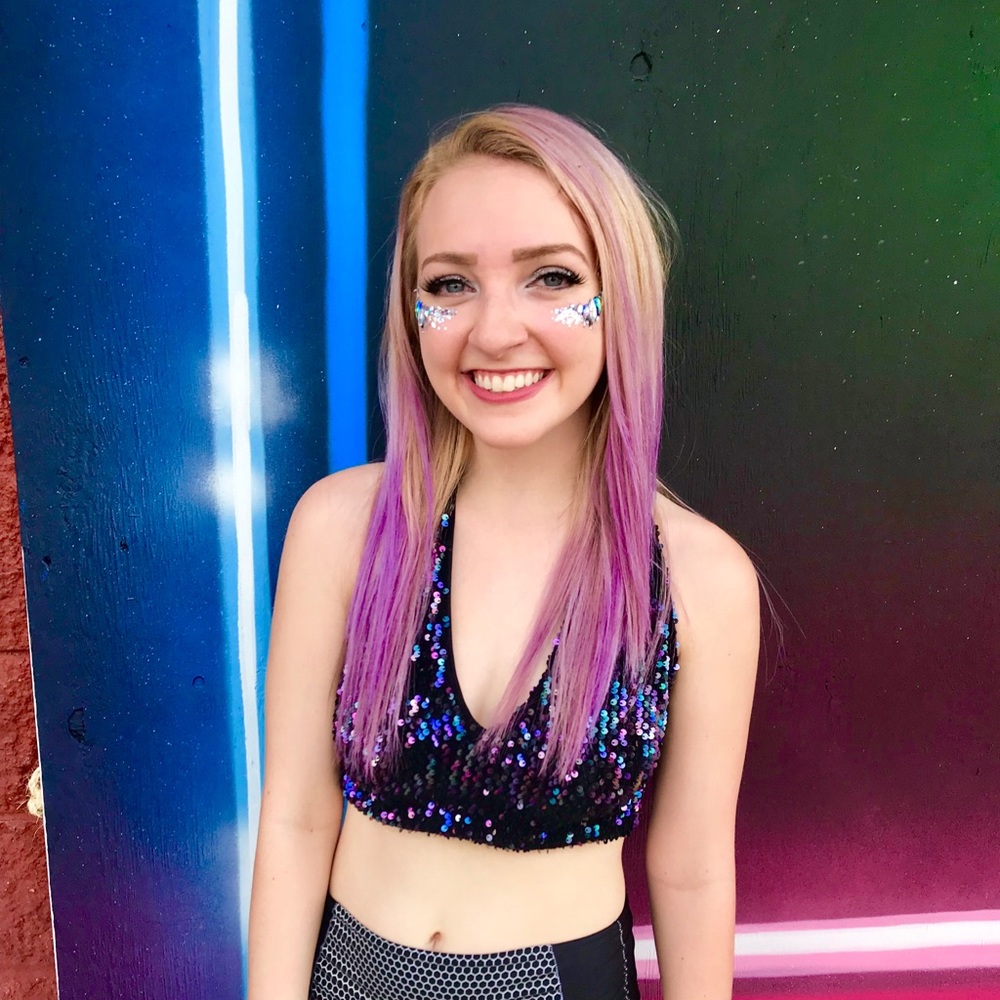 Sparkly rave top